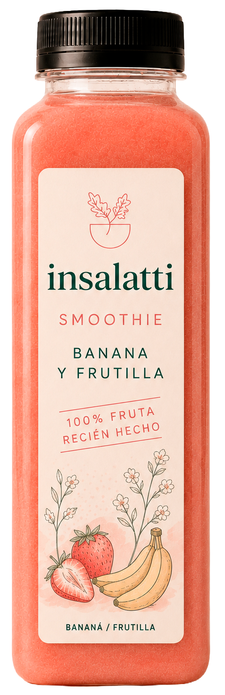 Smoothie Banana y Frutilla
